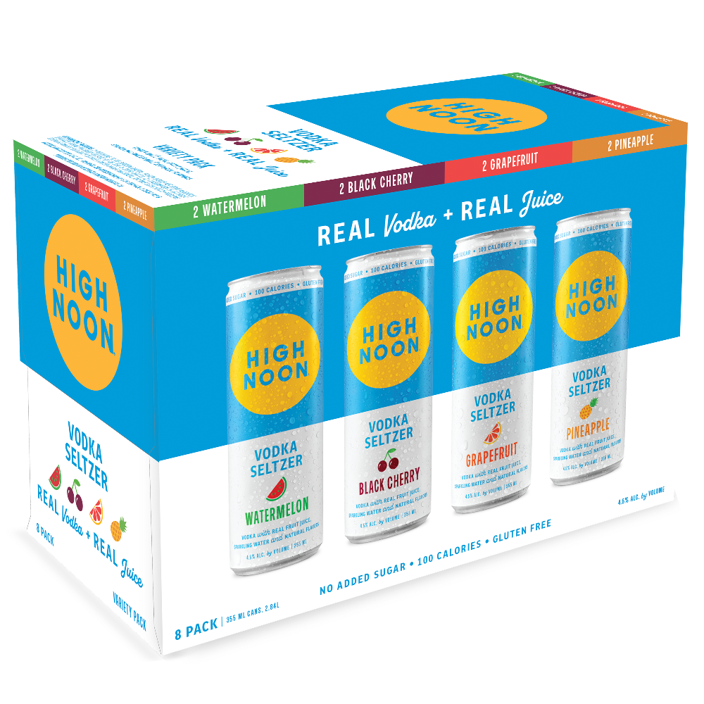 High Noon Variety (Grapefruit, Watermelon, Pineapple, Black Cherry)