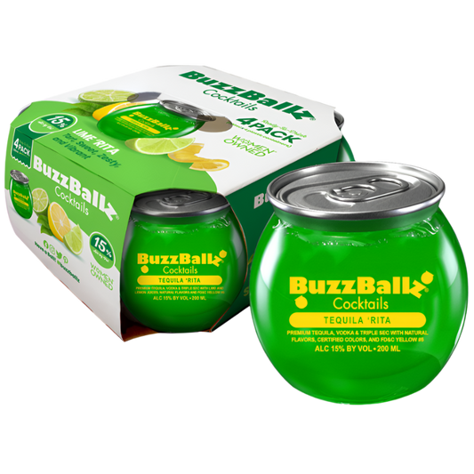 BuzzBallz Cocktails Tequila Rita (4 Pack)