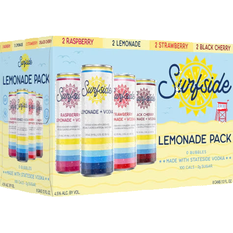 Surfside Lemonade Variety (Lemonade, Strawberry, Black Cherry, Raspberry)
