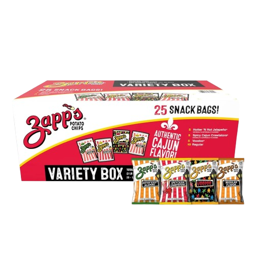 Zapp's Kettle Chips Variety Box 1.5oz 25 count
