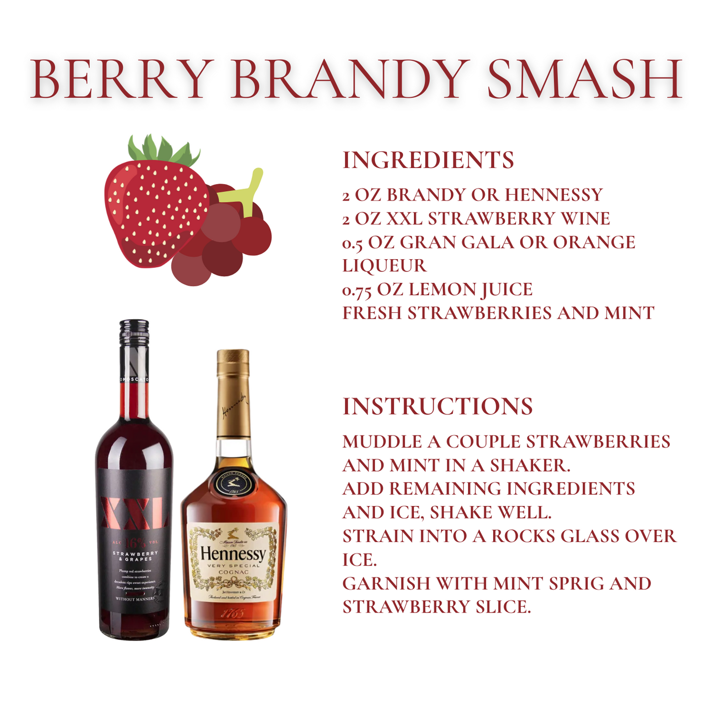 XXL Strawberry & Grapes
